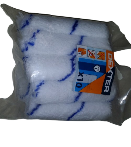 TEN SMALL PAINT ROLLERS