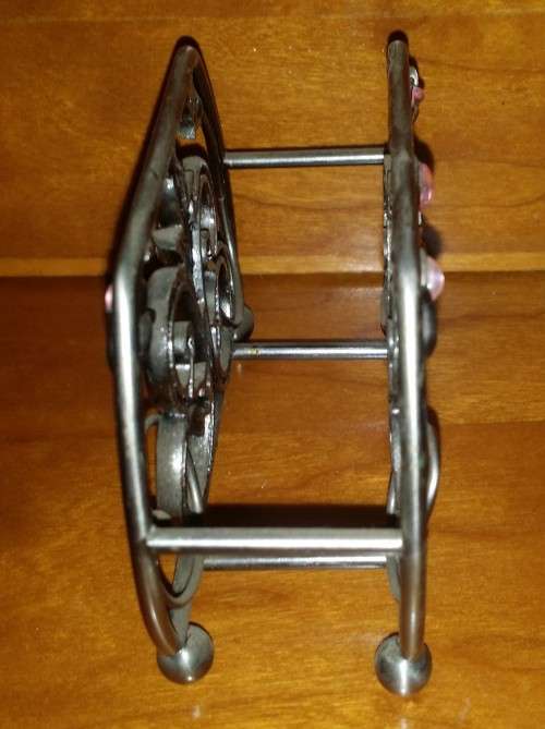 Metal Coaster Stand Holder 9 x 6 x 3.5 cm
