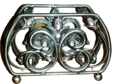 Metal Coaster Stand Holder 9 x 6 x 3.5 cm