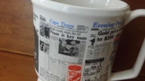 NEWS MUG LARGE 12 X 10 CM