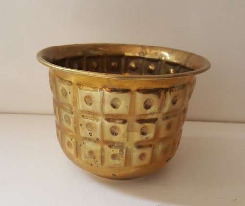 BRASS : PLANTER VASE 11 CM