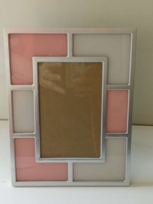 Glass and Metal Picture Photo Frame 23 X 18 CM