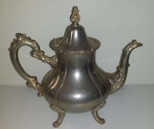 SILVER PLATE TEA POT