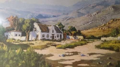 Framed Print Signed Tinus de Jongh 50 x 36 cm