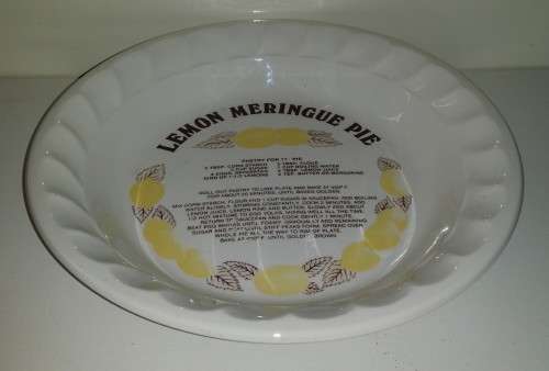 Lemon Meringue pie Dish