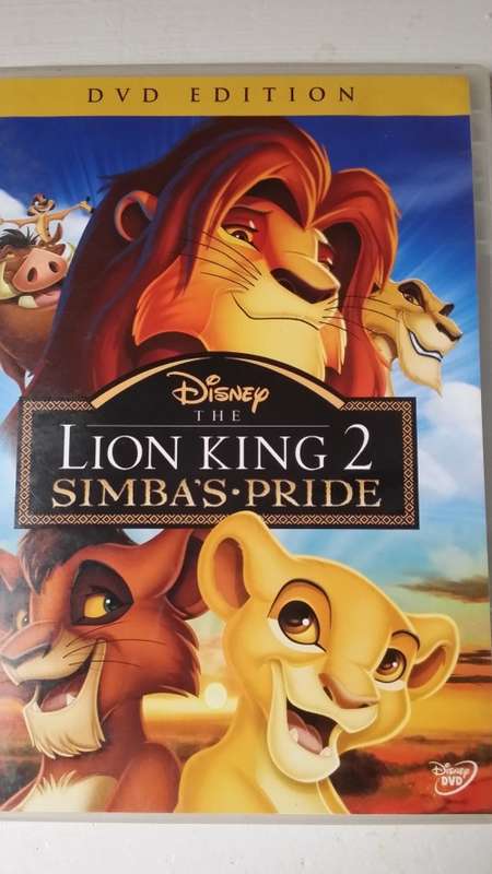 DVD - disney lion king 2 simba`s pride