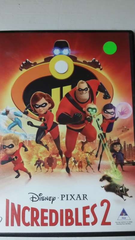 DVD - disney pixar - incredibles 2