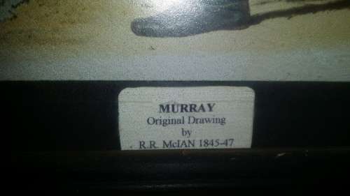 Murray Original Drawing by R R McIan 30 x 21 cm