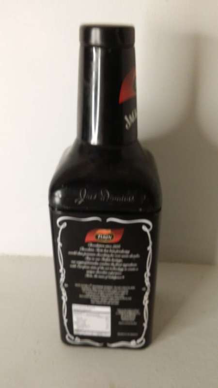 Jack Daniel`s Tennessee Whiskey Tin Bottle empty 26 x 9 cm