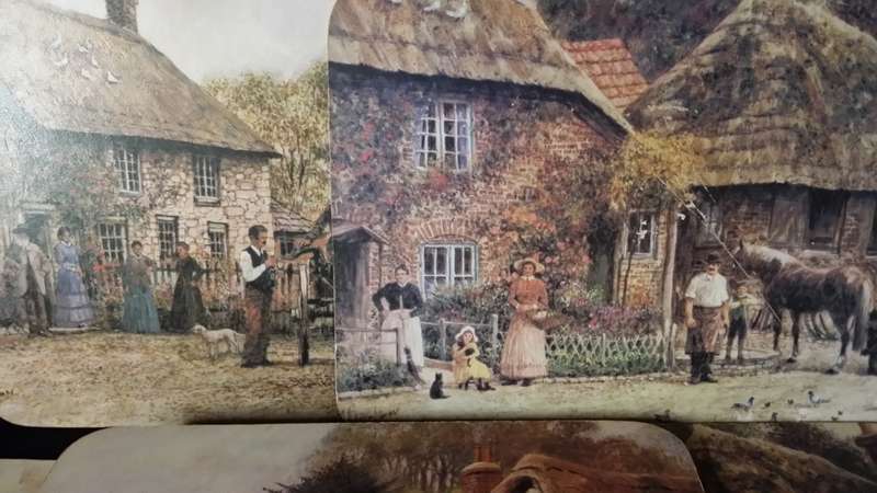 Vintage Pictorial Master Craft Place Mats