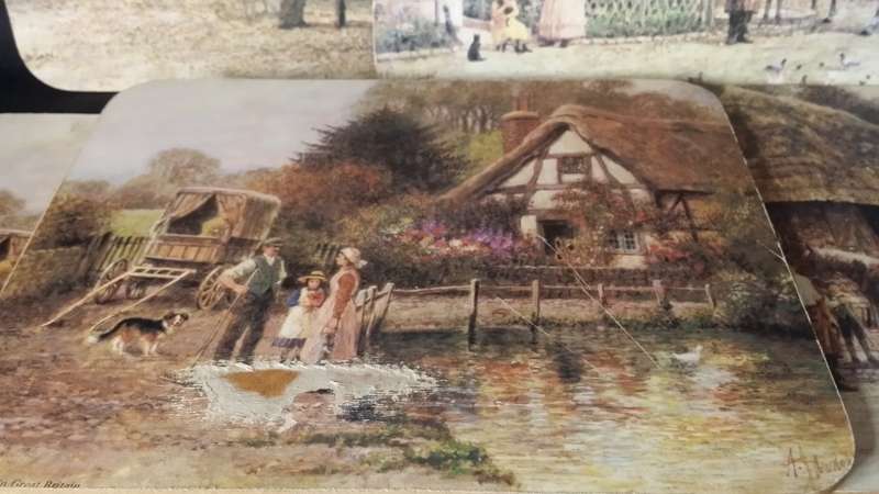 Vintage Pictorial Master Craft Place Mats