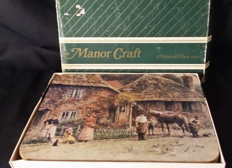 Vintage Pictorial Master Craft Place Mats