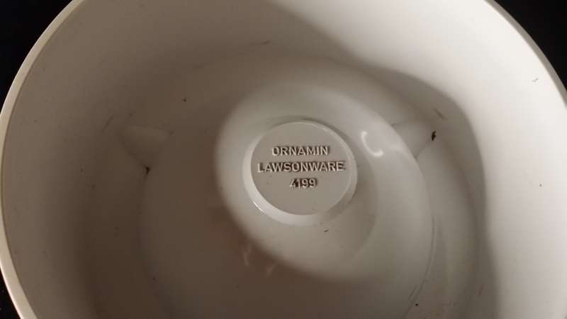 Ornamin Lawsonware  Gunston Toasted Ashtray 12.5 x 5.5 cm
