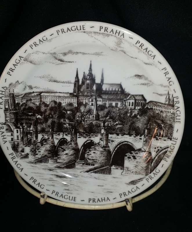 Prague Decorative Plate 24 cm