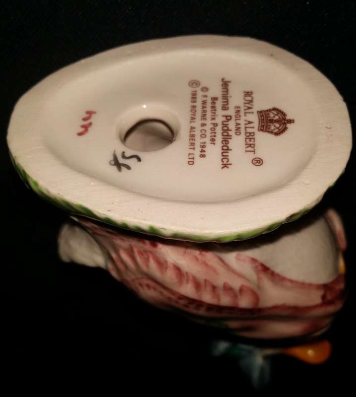 Royal Albert  Jemima Puddleduck Beatrix Potter  1989 -  11 cm