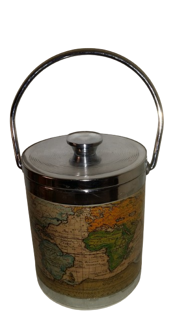 World map Ice Bucket 16 x 14 cm