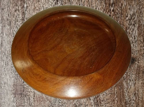 ROUND WOODEN BOWL 27 X 5 CM