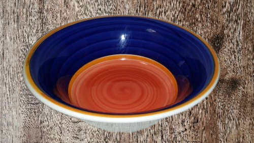 Ceramica San Marciano made in Italy Handpainted Bowl  23 x 8 cm