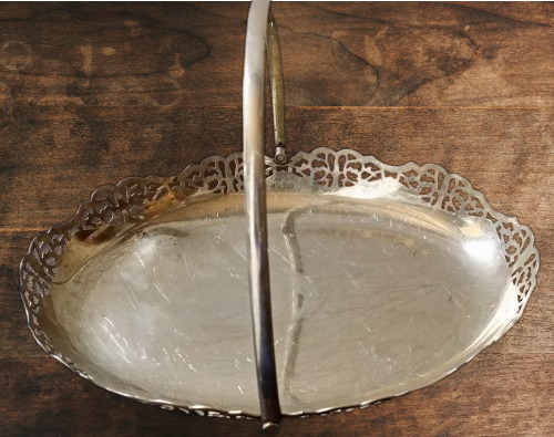 EPNS Silver Plated  Dish  With Handle