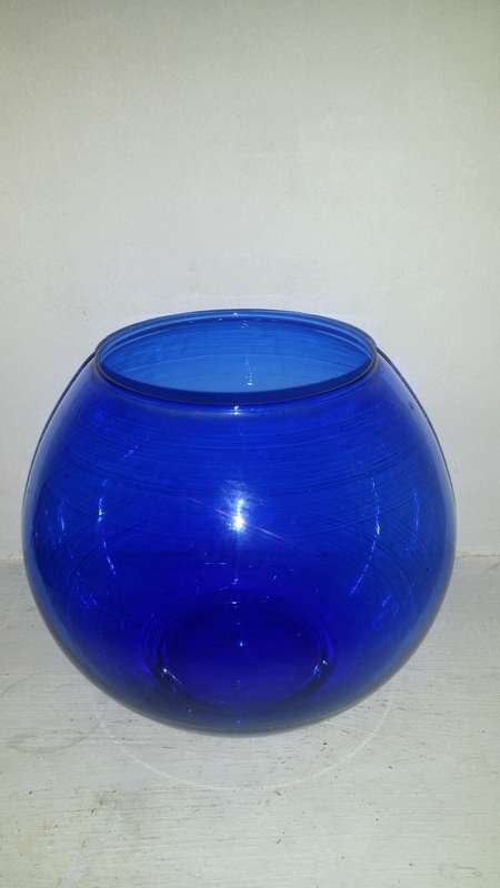 Blue Studio  Glass Vase 15 cm