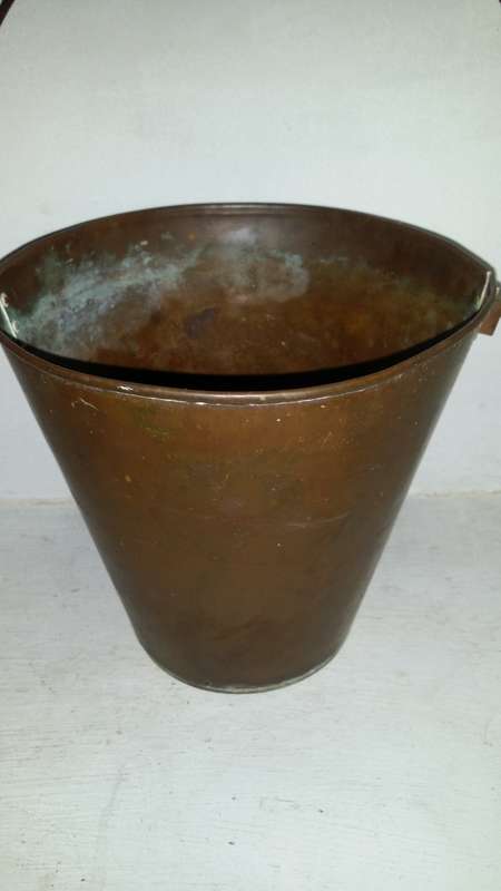 Copper Bucket  15 cm
