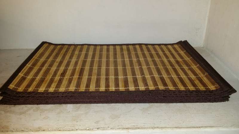 Set of six Bamboo Place Mates