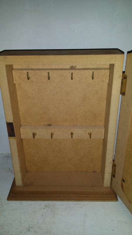 Wooden  Key Storage Cabinet key Holder