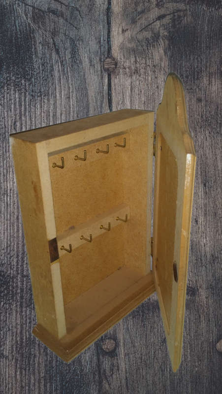 Wooden  Key Storage Cabinet key Holder