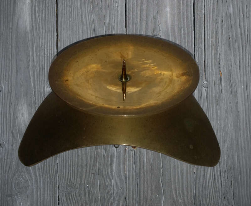 Brass Candle Holder 10 cm
