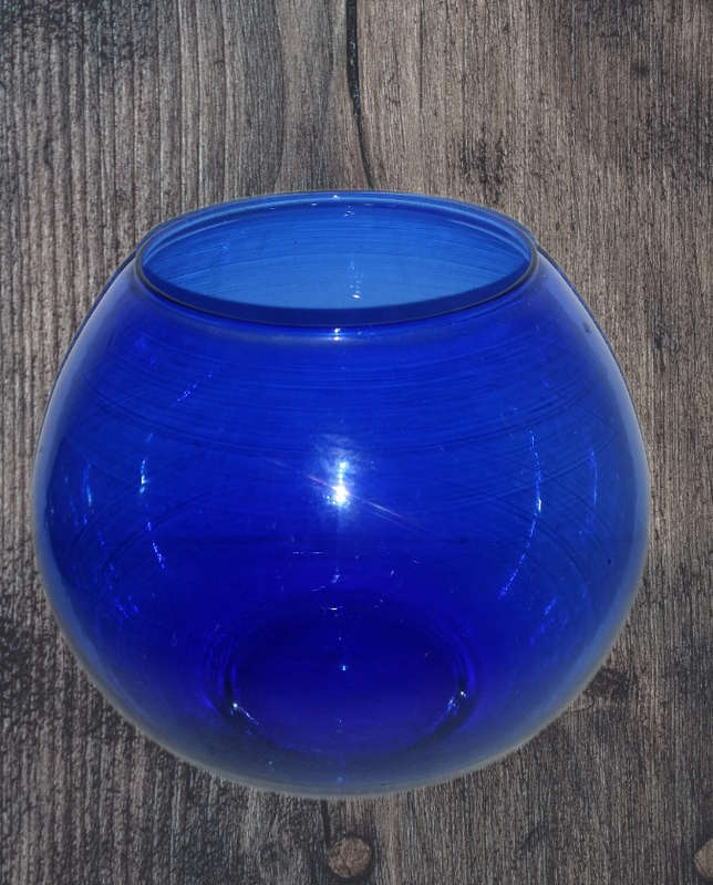 Blue Studio  Glass Vase 15 cm