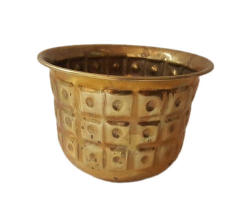 BRASS : PLANTER VASE 11 CM