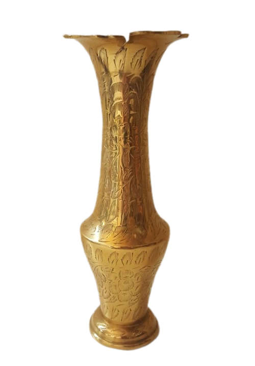 BRASS : VASE 20 CM