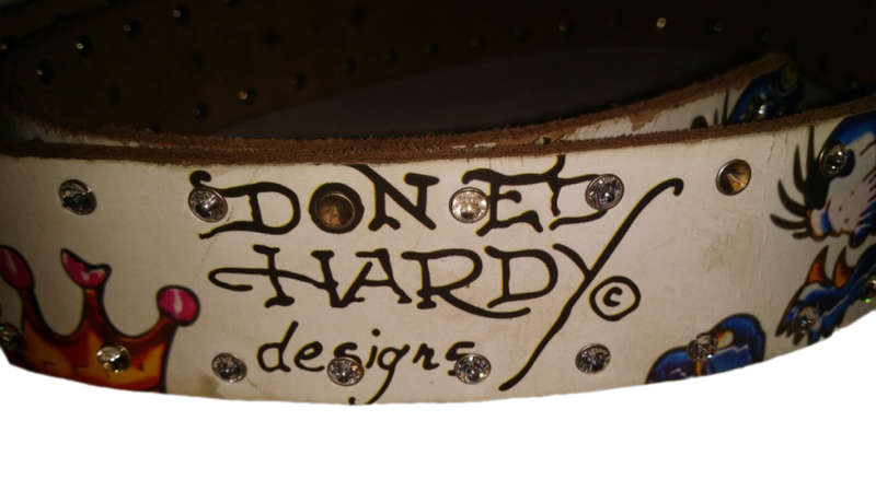 Don Ed Hardy Genuine Leather Belt