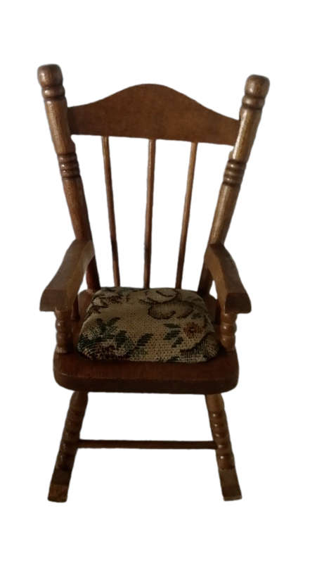 Small Doll  Rocking Chair 22 x 15 cm