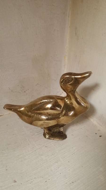 Brass  Bird ornament  6 x 8 cm