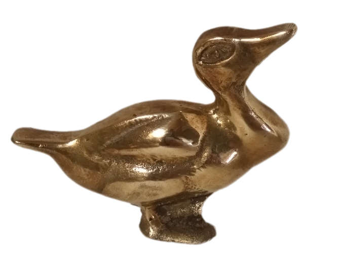 Brass  Bird ornament  6 x 8 cm