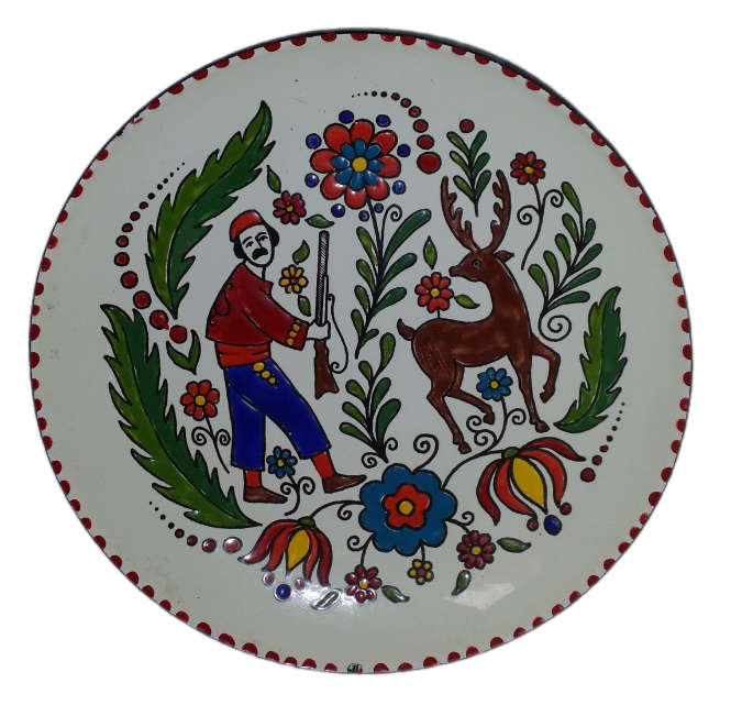 Enamel Decorative Plate 23 X 3 CM