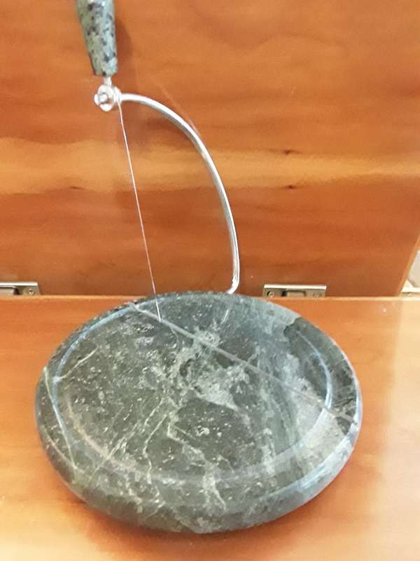 Green Marble Cheese Cutter 19 cm