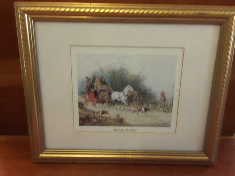 Framed decor Horse theme Picture 26 X 21 CM