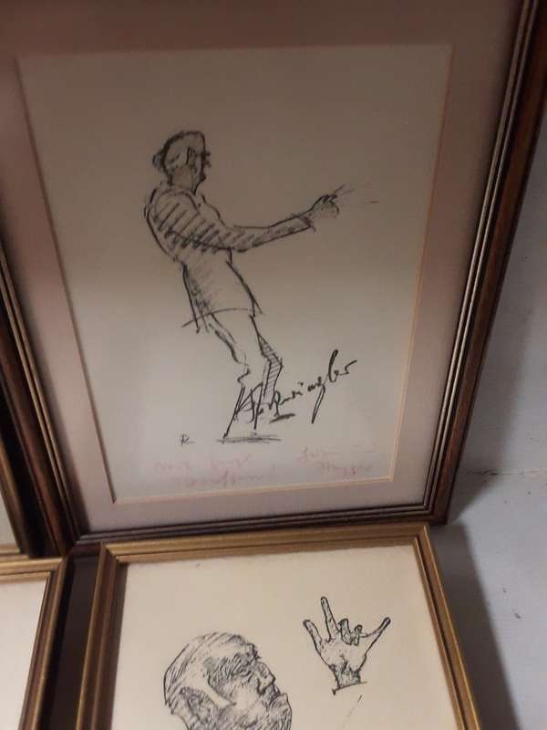 Four Conductor Pictures drawings  23 x 16 cm