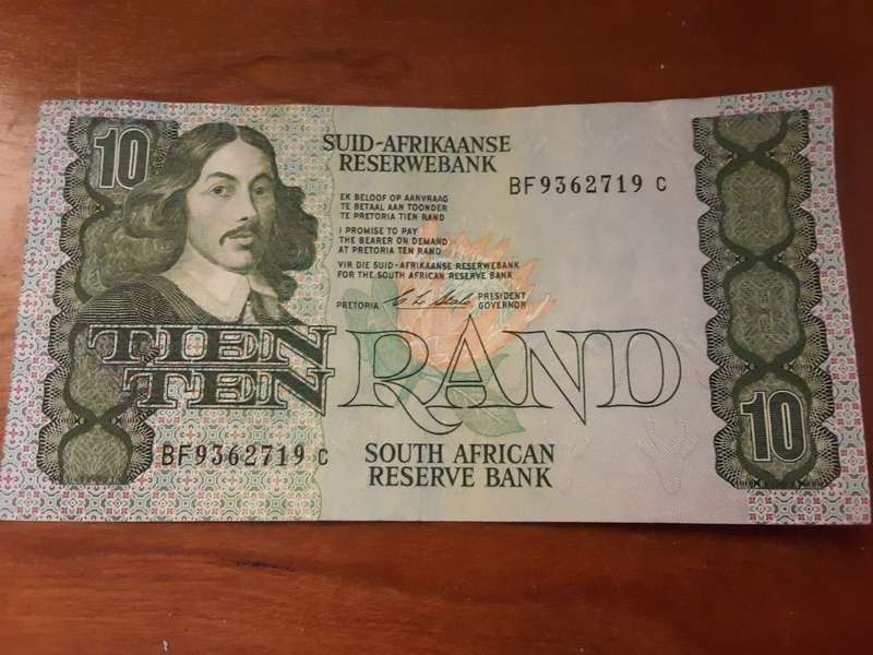 South African  Stals R10 ten rand note