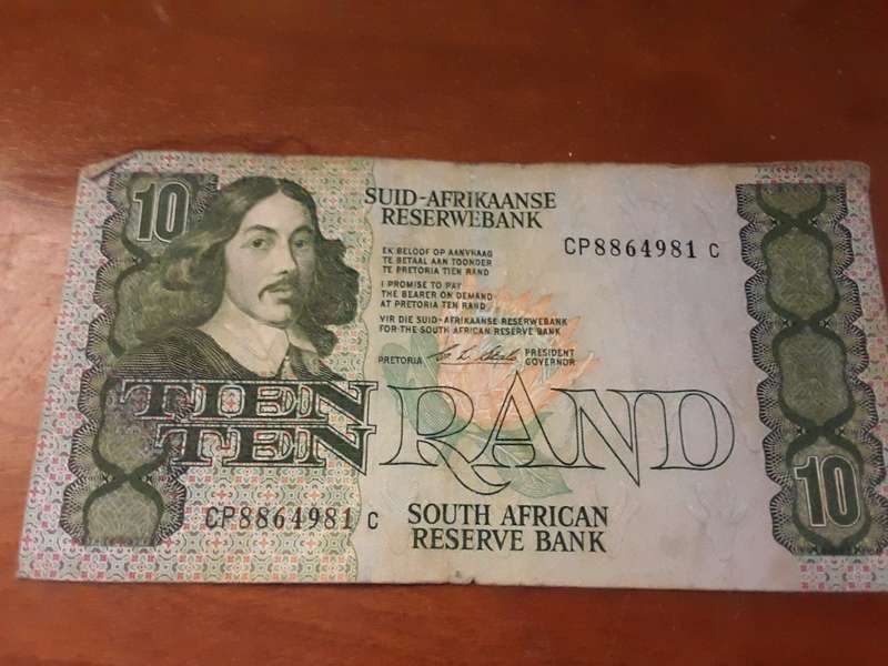 South African  Stals R10 ten rand note