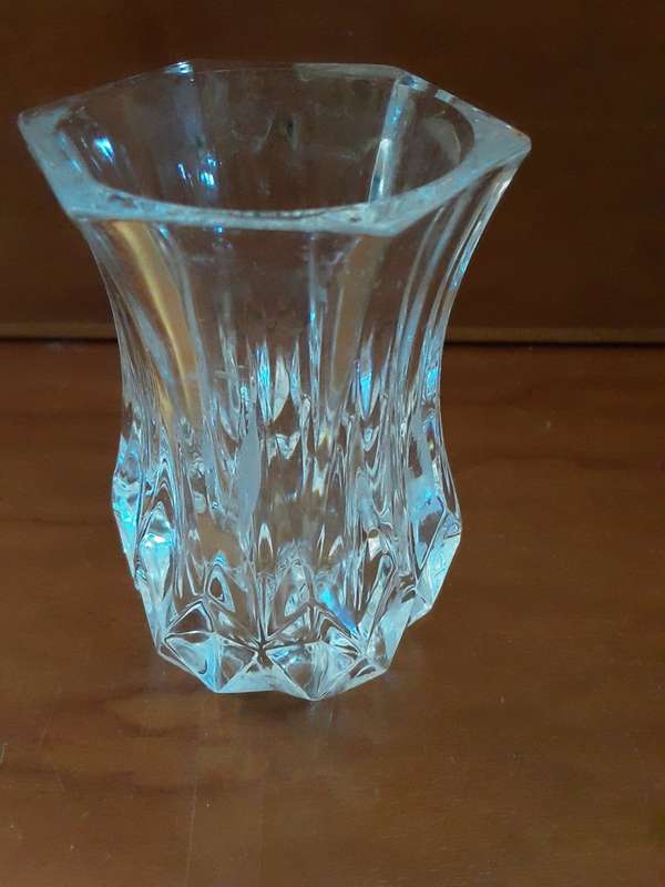 Small Crystal Glass Posy Vase 8cm