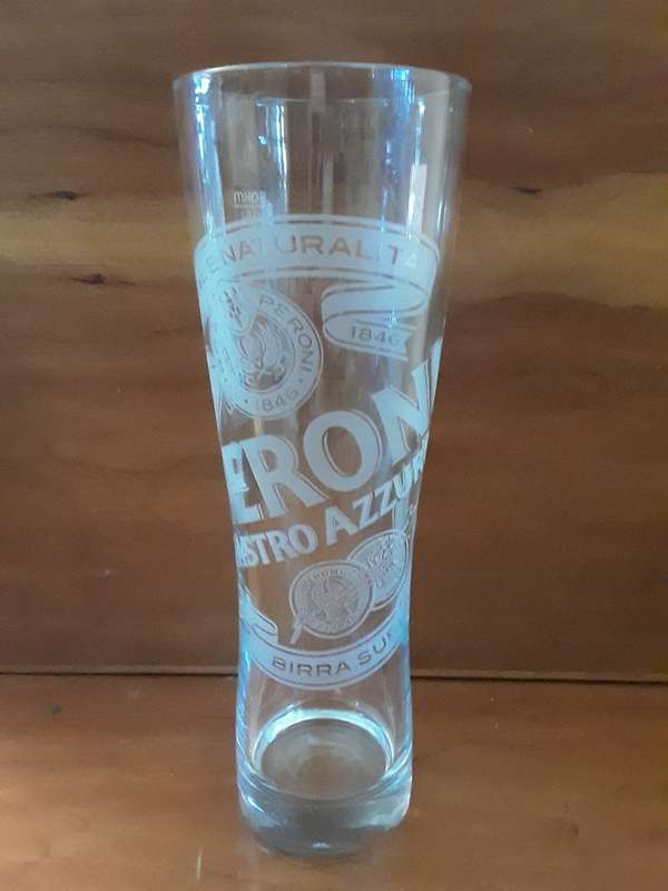 Tradizione Naturalita  Peroni  Nastro Azzurro   0.5 L  - 23cm Beer Glass