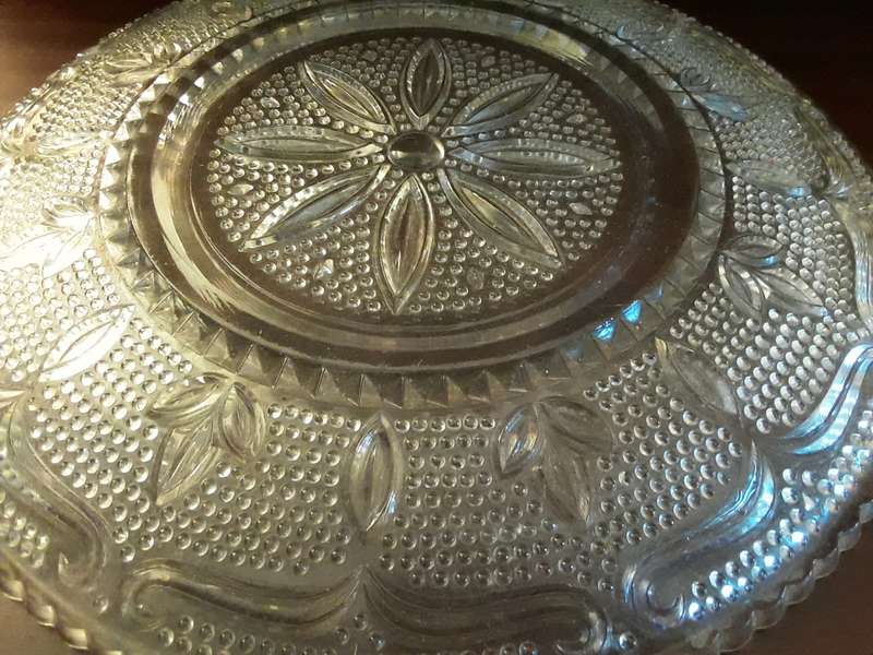 Glass serving plate 29 cm