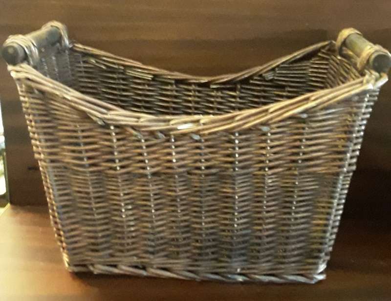 Wicker Magazine Basket  40 x 18 x 29 cm