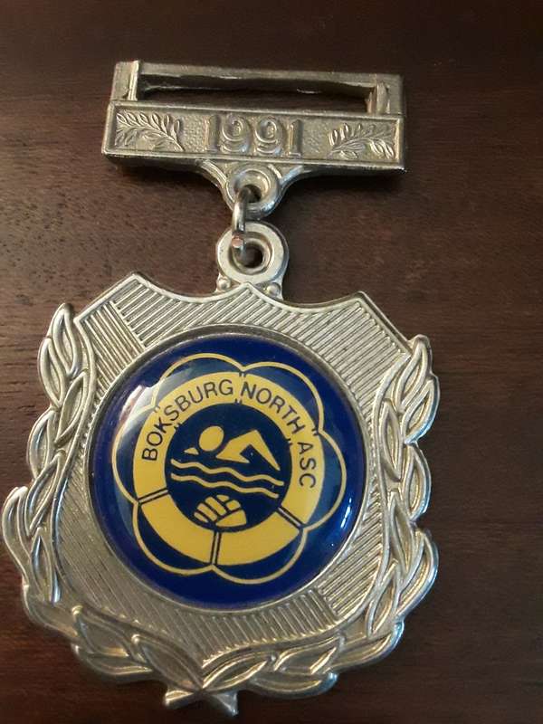 Swimming medal 1991