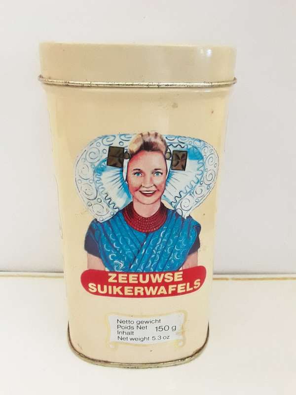 Zeeuwse  Suikerwafels  tin 13 x 7 cm