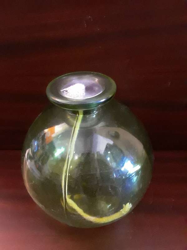 Glass Oil Burner / Vase 16 x 17 cm