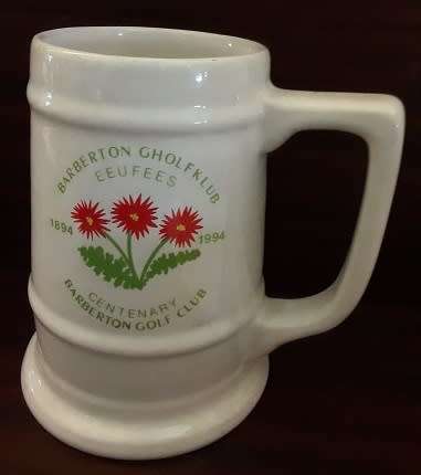 Barberton Gholfklub Eeufees  Mug , Centenary 1894-1994